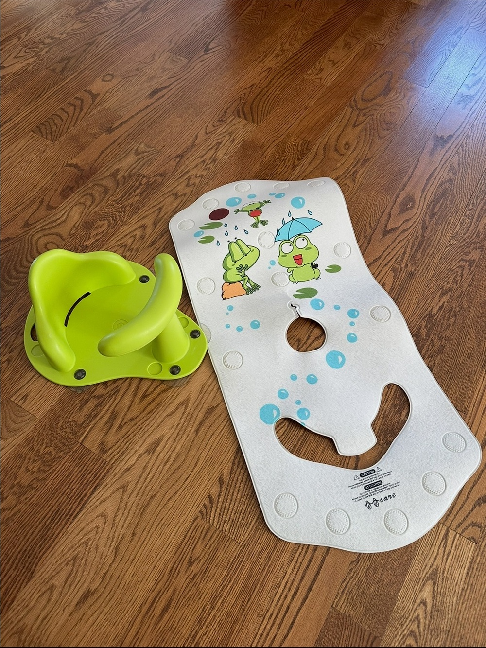 Baby Bath Seat and Mat Set - baby